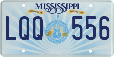 MS license plate LQQ556