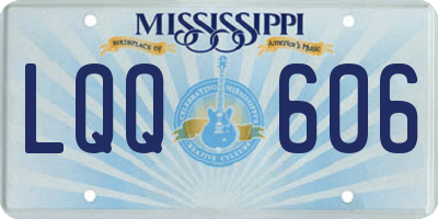 MS license plate LQQ606