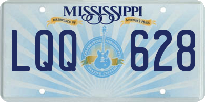 MS license plate LQQ628