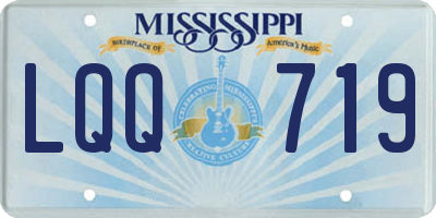 MS license plate LQQ719