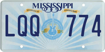 MS license plate LQQ774