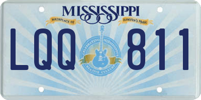 MS license plate LQQ811