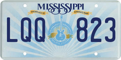 MS license plate LQQ823