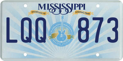 MS license plate LQQ873
