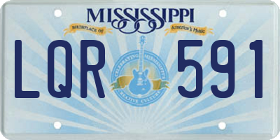 MS license plate LQR591