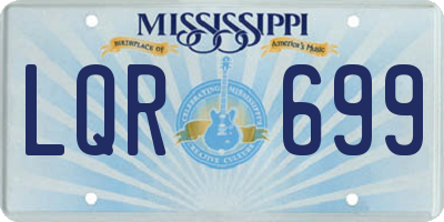 MS license plate LQR699