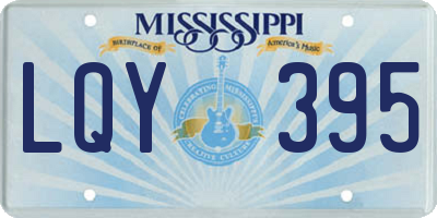 MS license plate LQY395
