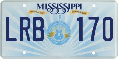 MS license plate LRB170