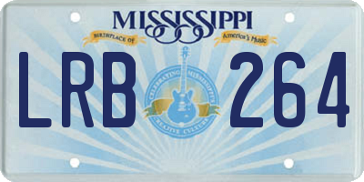MS license plate LRB264