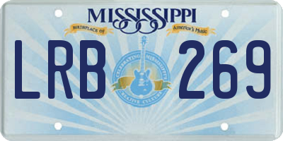 MS license plate LRB269