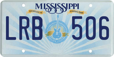MS license plate LRB506