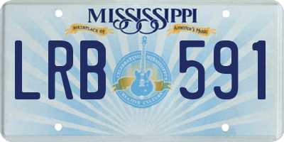 MS license plate LRB591