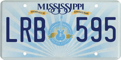 MS license plate LRB595