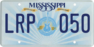 MS license plate LRP050