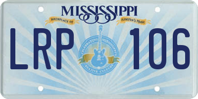 MS license plate LRP106