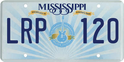 MS license plate LRP120