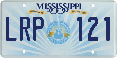 MS license plate LRP121