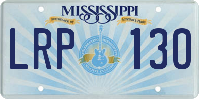 MS license plate LRP130