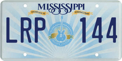 MS license plate LRP144