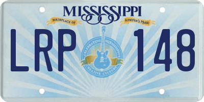 MS license plate LRP148