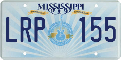 MS license plate LRP155