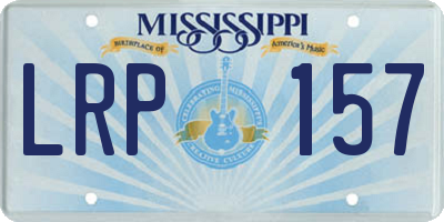 MS license plate LRP157