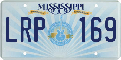 MS license plate LRP169