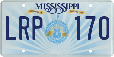 MS license plate LRP170