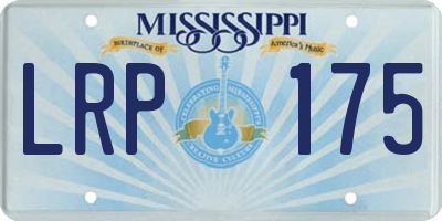 MS license plate LRP175