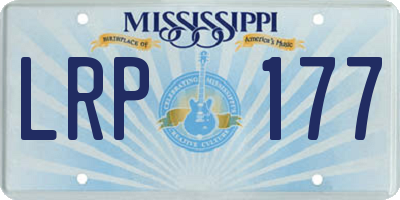 MS license plate LRP177