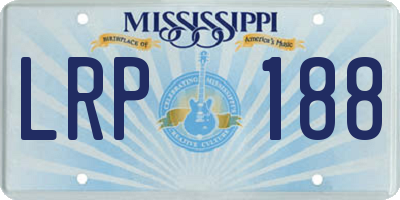 MS license plate LRP188