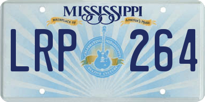 MS license plate LRP264