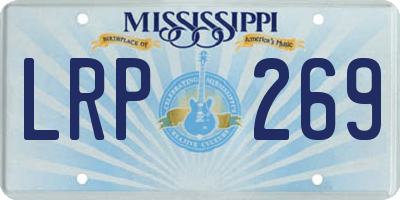 MS license plate LRP269