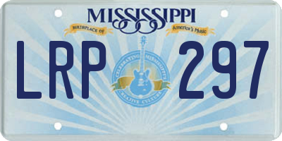 MS license plate LRP297