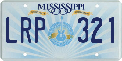 MS license plate LRP321