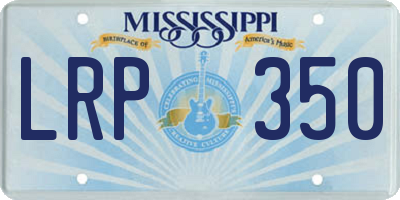 MS license plate LRP350