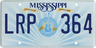 MS license plate LRP364