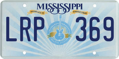 MS license plate LRP369