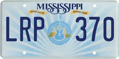 MS license plate LRP370