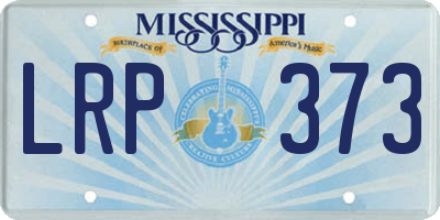 MS license plate LRP373