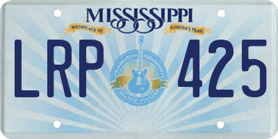 MS license plate LRP425