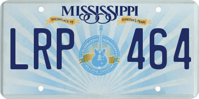 MS license plate LRP464