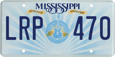 MS license plate LRP470