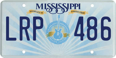 MS license plate LRP486