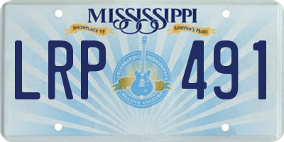 MS license plate LRP491