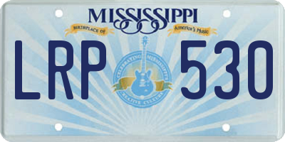 MS license plate LRP530