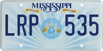 MS license plate LRP535