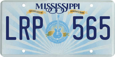 MS license plate LRP565