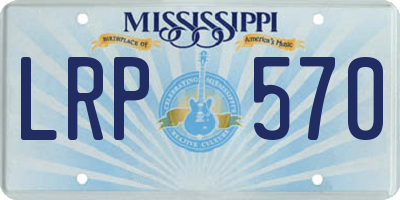 MS license plate LRP570