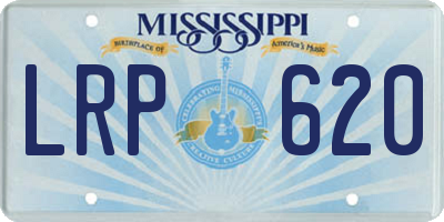 MS license plate LRP620